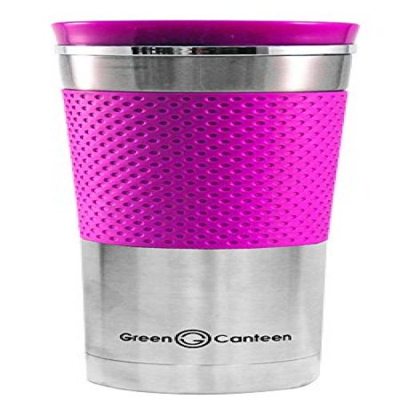 UPC 813334018104 product image for Green Canteen Double Wall Stainless Steel Coffee Mug, 16-Ounce, Pink | upcitemdb.com