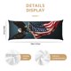 thumbnail image 3 of Balery American Flag Funda Protectora para Almohada Corporal de Algodón Hipoalergénico con Cierre(55 x 21 pulgadas), Almohadas No Incluidas, 3 of 7