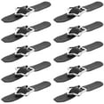 thumbnail image 5 of WEUVEB Elegant Five-Pointed Star Buckles Metal and for Shoe Decoration Black 10Pcs, 5 of 8