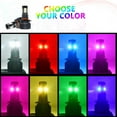 thumbnail image 3 of Yeacher Multicolor LED Fog Light Bulb 9005 9006 H10 Color Changing Fog Lights Multicolor Wireless, 3 of 8