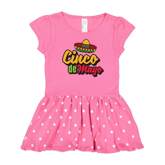 Inktastic Cinco De Mayo with Sombrero Gift Baby Girl Dress