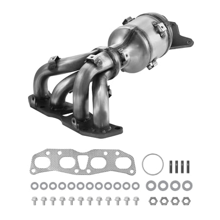 VEVOR Catalytic Converter, Compatible with Nissan Altima 2007 2008 2009 2010 2011 2012 2013 2.5L L4, Front, Replacement OE 674-933, Stainless Steel High Flow Converter, for Exhaust Gas Purification