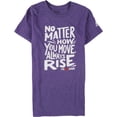 thumbnail image 1 of Reebok T-Shirt Graphique Be More Human pour Femmes, Violet, Très Petit, 1 of 2
