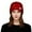 Red, variant on Bibifish Womens Knit Beanie Hat With Rhinestone & Bow Decoration Shiny Stretchy Soft Beanie Midweight Breathable Fall Daily Wear Stylish Trendy Hats