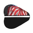 thumbnail image 5 of Yiaed Eagle Head With American Flag Print Hair Cap with Button,Coral Fleece Hair Towel Wrap for Women Wet Hair,Quick Dry Turban for Wet Hair Long Thick Hair, 5 of 5