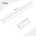 thumbnail image 2 of Unique Bargains Tube Rond en Acrylique Rigide Transparent 24mm ID x 30mm OD x 305mm Lot de 2, 2 of 6