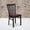 Burgundy Vinyl Seat/Black Metal Frame, variant on Emma + Oliver 2 Pack Black School House Back Metal Restaurant Chair - Burgundy Vinyl Seat