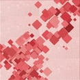 thumbnail image 1 of Ahgly Tapis d'Intérieur Lavable en Machine Carré Transitionnel Rose, 8 Pieds Carré, 1 of 7