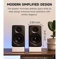 thumbnail image 2 of Restored Edifier M60 Multimedia Speaker Bluetooth 5.3, 66W RMS, Hi-Res Audio & Hi-Res Wireless Audio, LDAC,3" Mid Bass & 1" Tweeter, USB-C & Aux Inputs, Compact Desktop Speaker (Refurbished), 2 of 8