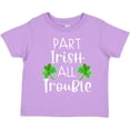 thumbnail image 3 of Inktastic Part Irish All Trouble St. Patrick's Day with Green Clovers Boys or Girls Toddler T-Shirt, 3 of 5