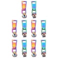 thumbnail image 1 of Miangastore Zipper Tab Replacement 10Pcs Metal Assorted Color 1.4In, 1 of 9
