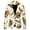 1-Brown790, variant on Mens Wheat Mug Print Blazer Single Button Oktoberfest Suit Jacket Halloween Casual Outerwear,Orange,Sizes XXL
