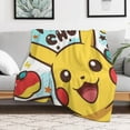 thumbnail image 2 of Pokemon Pikachu Throw Blanket Cute Flannel for Boys Girls Men Women, 2 of 7