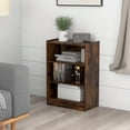 FETON 3Tier Open Bookcase, Modern 3Cube Bookshelf with 18Position
