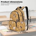 thumbnail image 7 of FKELYI Kids School Backpack for Boys Girls Sunflower Cartoon Dog Print 17 inch Schoolbag Lightweight Casual Daypack with Multi-Pockets for Elementary Student, 7 of 7