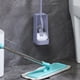 thumbnail image 5 of Set de cepillos de inodoro con cerdas duras | Limpiador de inodoro moderno compacto de plástico con mango largo | Cabeza lavable de secado rápido, base estable y engrosada | Gris o blanco, 5 of 7