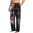 thumbnail image 2 of Sigee Chucky Z Print Men's Pajama Pants - Soft Lounge Sleep Bottoms with Elastic Waistband and Pockets-X-Large, 2 of 9