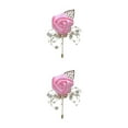 thumbnail image 1 of Redempat Versatile Wedding Brooch Add Classy And Sophisticated Touch To Any Look Modern Minimalist Brooch Pin pink 2Set, 1 of 6