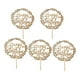 thumbnail image 1 of Yuarrent 5 piezas suministros de decoración de pasteles feliz cumpleaños herramientas de para hornear velas de cumpleaños banderines decoración Kits de decoración para fiestas JM01360 Yuarrent HA011938-02, 1 of 5