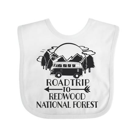 

Inktastic Road Trip To Redwood National Forest Gift Baby Boy or Baby Girl Bib
