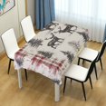 thumbnail image 4 of Yayeee Tablecloths 54" x 54" Rectangle Wrinkle Resistant Party Table Cover, Beige Deer, 4 of 8