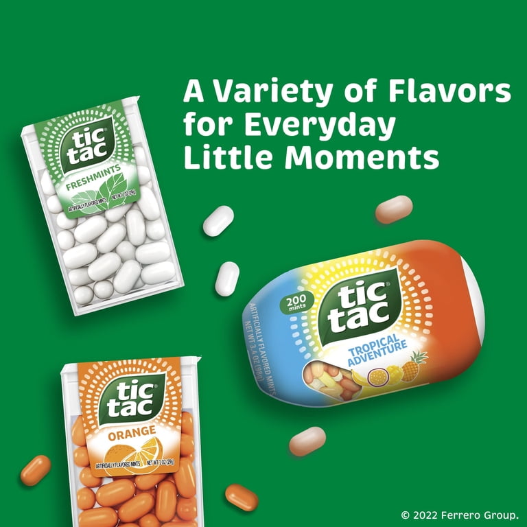 Tic Tac Freshmints Mints 12 - 1.7 oz Packs - Walmart.com
