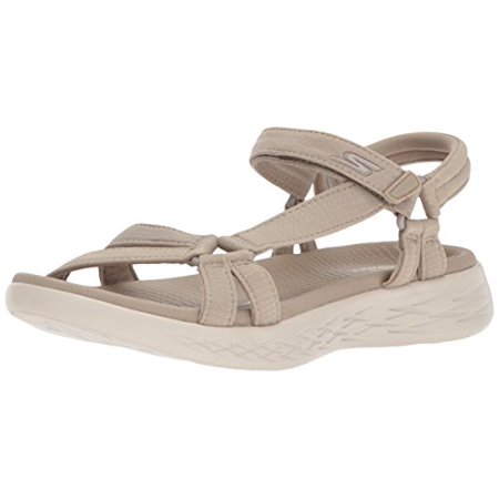 Skechers Performance Womens On The Go 600 Brilliancy Sport Sandal Natural 6 M Us