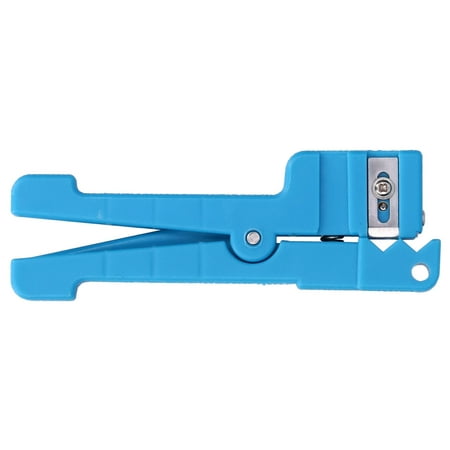 

Cable Cutter Crimper Useful Labor Saving Convenient Straight Arc Blade Cutting Cable Stripper For 3.2-5.6mm Coaxial Cable