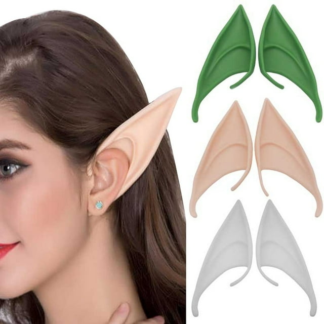 Cosplay Elf Ear Halloween Party Props Fairy Pixie Elf Ears Accessories Party Anime Costume Ears