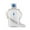 White, variant on 24oz Leak-proof Square Water Bottle,Water Bottle with Separate Button and Flip Cap Design,Portable Flat Water Bottle,BPA Free,Reusable Plastic Travel Water Bottle Cup,for Bag Travel Sports(White)