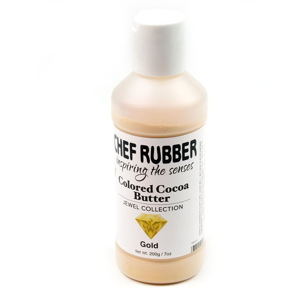 Chef Rubber Cocoa Butter, Jewel Collection Gold, 7 Ounce Walmart