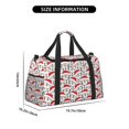 thumbnail image 3 of Easygdp Cute Christmas Hat Penguin Bolsa de Gimnasio, Bolsa de Viaje Duffel, Bolsa de Fin de Semana con Compartimentos, Bolsa de Mano para Noche, 3 of 7