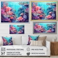 thumbnail image 4 of Designart "Adorable Pink Seaside Coral I" Coastal Coral Under Water Floater Framed Canvas Wall Art, 4 of 5