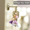 thumbnail image 2 of HomeLife Initial Letter Charm Keychain with Tassel Shiny Heart-Shaped Sequins 26 Letter Cup Charm Keychain Resin Keyring Mug Accessory, 2 of 13