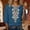 A3_Dark Blue, variant on Embroidered Cotton Linen Shirts Casual Summer Top Boho Blouse Floral Blouses Linen Shirts for Women Embroidered Tops Loose Fit T-Shirt 3/4 Sleeve Gauze Boho Tops Mexican Blouse Boho Tunic Tops A L