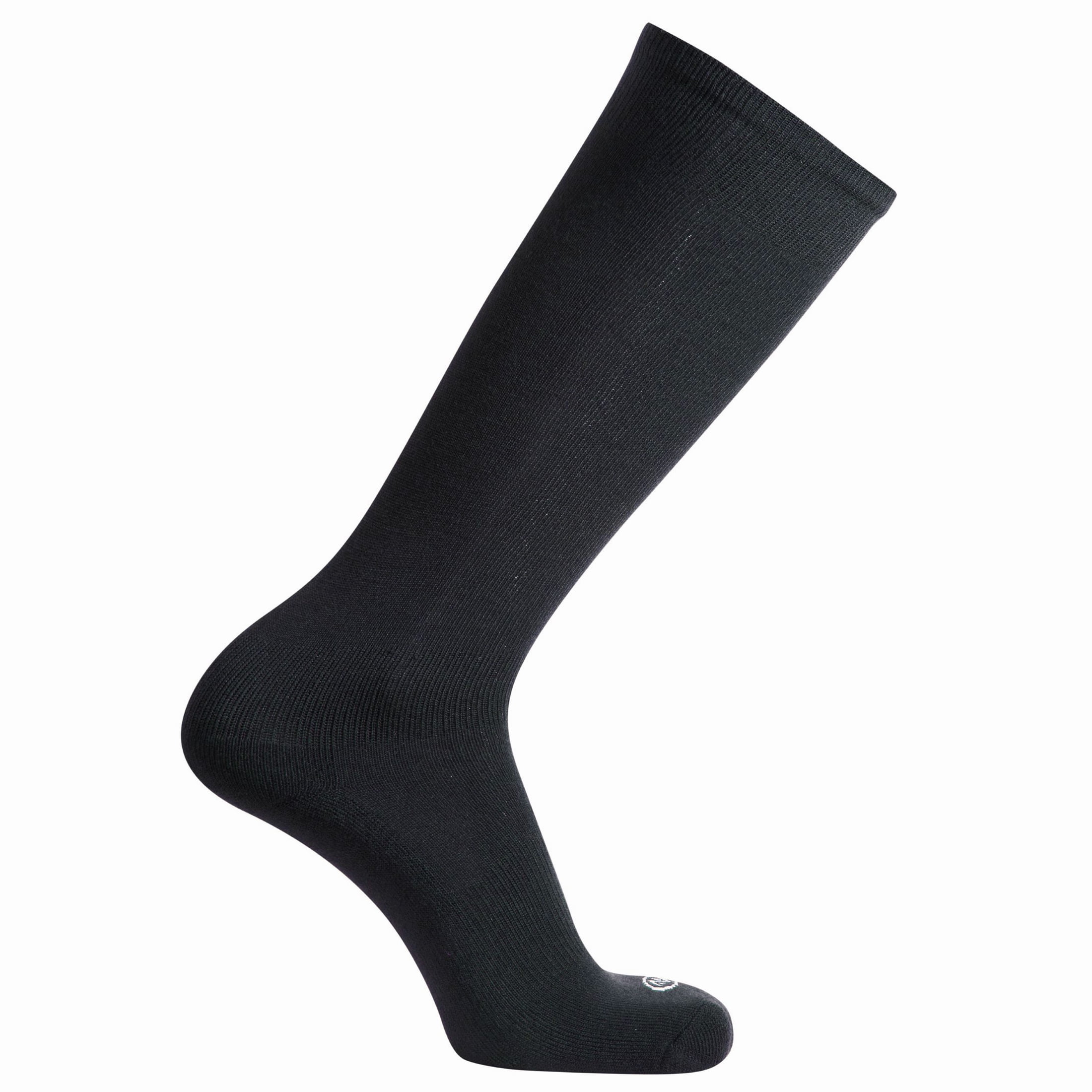 (6 pack) Athletic Works Unisex Baseball/Softball Socks, 2-Pair Pack, Black