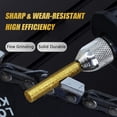 thumbnail image 3 of Sharpener  Chainsaw Sharpener Titanium Plated Burr Stone File  Sharpening Wheels for Chain Saw Stone Jewerly Wood 12 Pcs 3/16 Inch, 3 of 6