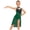 Dark Green, variant on Doomiva Kids Girls Lyrical Dance Dress Rhinestone Ballet Gymnastics Leotard Ice Skating Dress for Competition Dark Green 6
