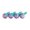 D, variant on Hearth & Gear 4PCS Glittery Sea Creature Decorations Colorful Resin For Coastal Nautical Themed Holiday (Multiple Colors ) Rose Bead Garland Clear Stretch Cord .8mm 50 Ft Stained Glass Flower Pot