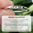 thumbnail image 5 of For Memorial - Tiny Heart With Wings Ring For Women, I'Ll Hold You In My Heart Personalized Rings Always Missing You Stainless Steel Carving Gift Jewelry, 5 of 7