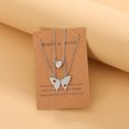 thumbnail image 2 of Collar de dulces, colgante de mariposa de acero inoxidable, collar de amistad, pendientes de anime para mujeres, amigos, regalo de cumpleaños y vacaciones, 2 of 3