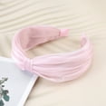 thumbnail image 6 of Unique Bargains 1 Pc Mesh Wide Headbands for Women Pink, 6 of 6