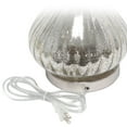 thumbnail image 2 of Lalia Home Speckled Mercury Tear Drop Table Lamp with White Fabric Shade, 2 of 4