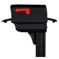 thumbnail image 4 of Solar Group 0143248 Double Wall Mailbox Post Combo - 11.50 x 21.77 x 50 in. - Black, 4 of 11