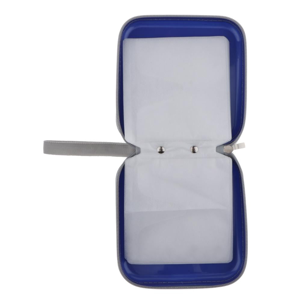 CD バック 40 Disc CD Storage Case, Dust And Scratch Resistant - Blue