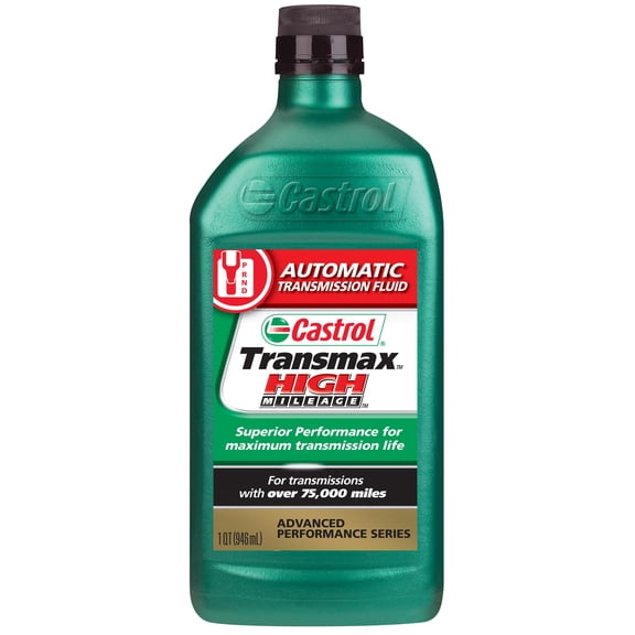 Castrol Transmax High Mileage Automatic Transmission Fluid, 1 qt