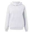 thumbnail image 4 of Riforla Womens Oversized Pullover Hoodie Lined Comfy Casual Loose Lightweight Fall Winter Clothes Hoodies for Women White XXL, 4 of 5