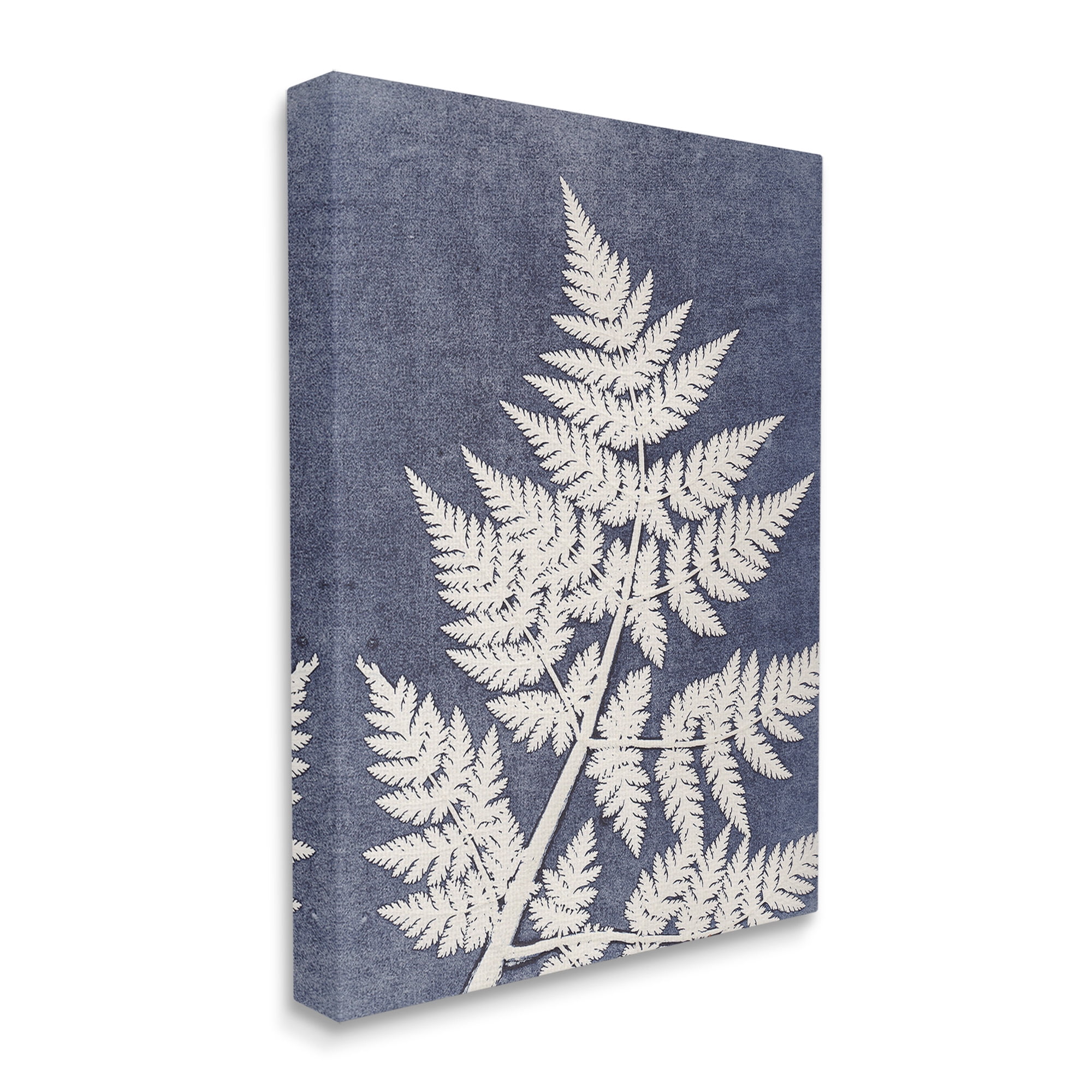 Stupell Industries Forest Fern Silhouette Botanical & Floral Painting Gallery Wrapped Canvas Art Print Wall Art, 24 x 30