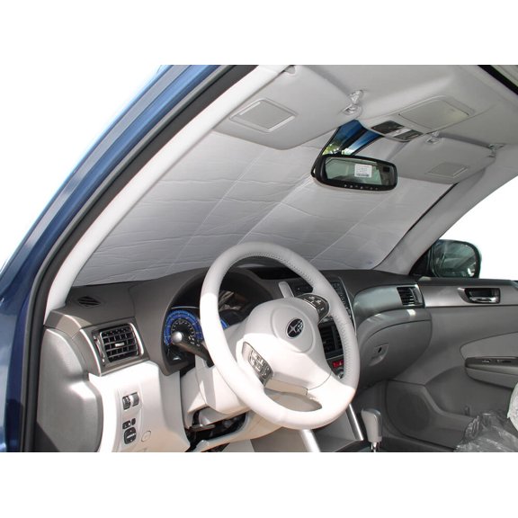 HeatShield, The Original Windshield Sun Shade, Custom-Fit for Subaru Forester SUV 2009, 2010, 2011, 2012, 2013, Silver Series
