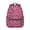 Black and Pink, variant on Pink Leopard Print Backpack for School, Cute School Bag with Adjustable Shoulder Straps and Padded Back, 15.3"x11"x7.1"